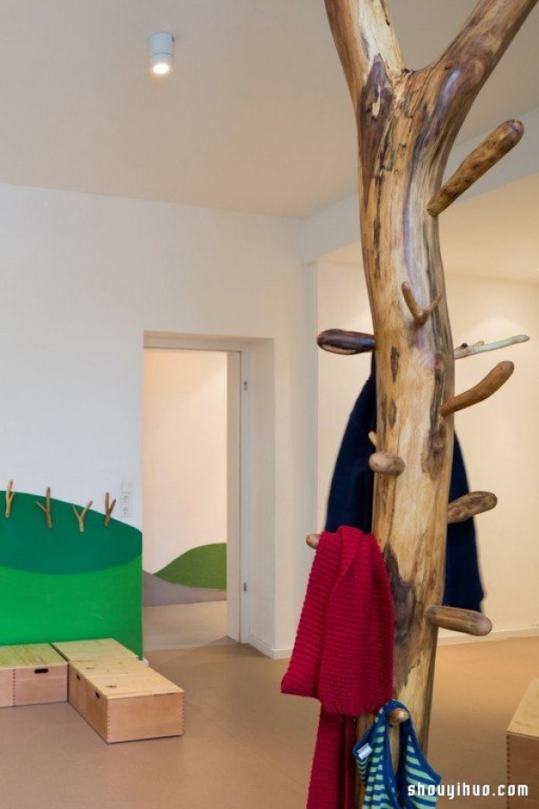 Decoration and layout design of forest kindergarten in Berlin, Germany