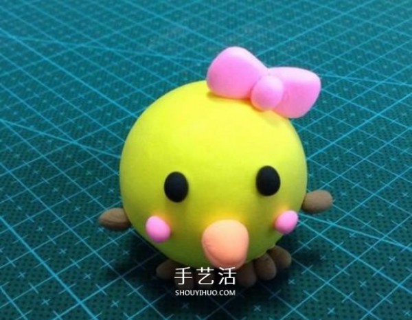 Ultra-light clay to make a chick, simple and cute clay chick DIY