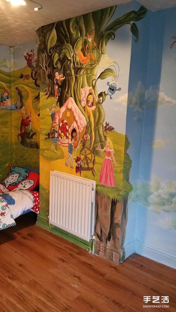 90 fairy tale painted childrens rooms with super touching story backgrounds! 