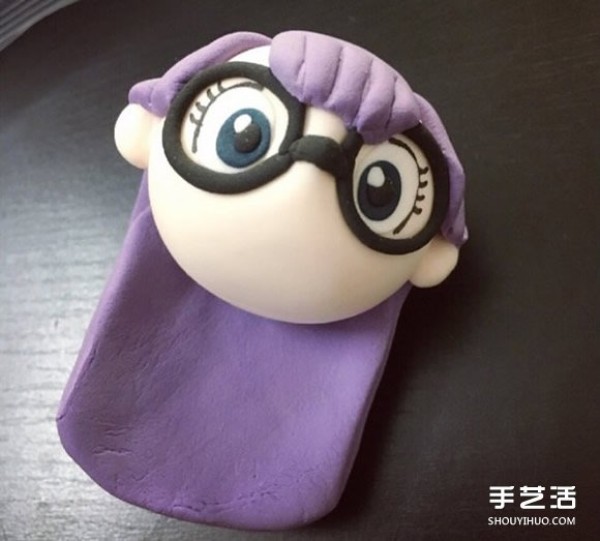 DIY tutorial for making Arale clay Arale dolls from ultra-light clay