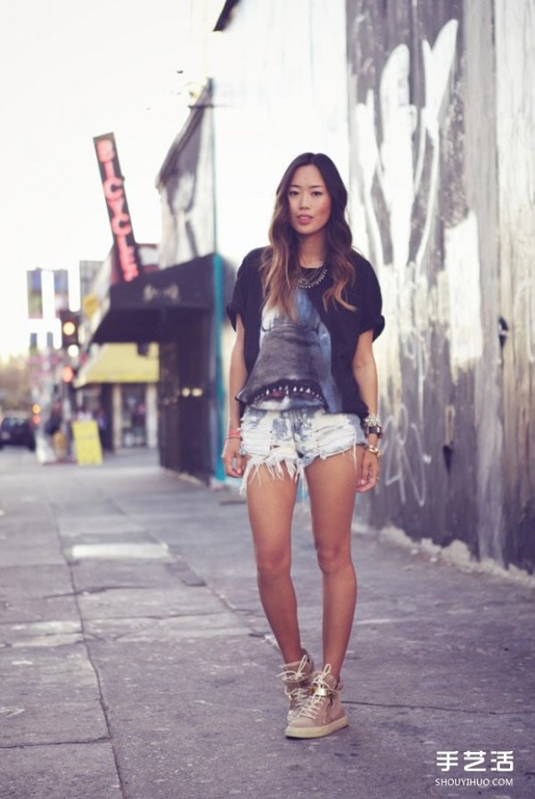 Pairing with denim shorts: 13 ways to keep you cool all summer