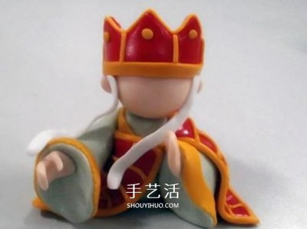 Tutorial to make Tang Monk from soft clay and illustrations to create a very cute and delicate doll