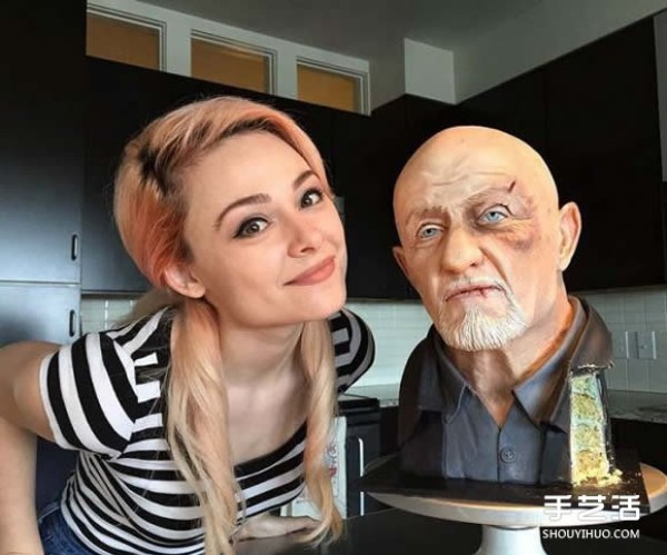 Super realistic portrait cake production, I thought it was a wax figure! 