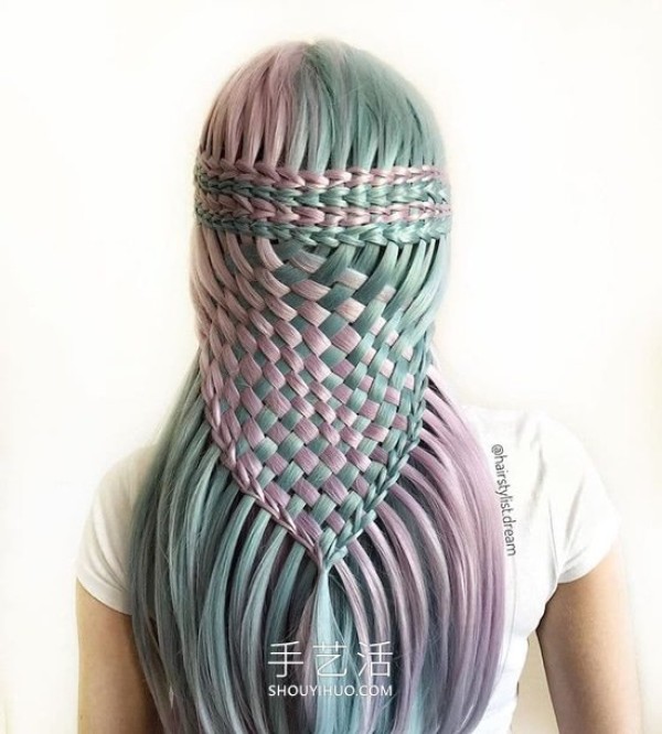 German Girls DIY Amazing Hairstyles Like Complex Crochet Patterns