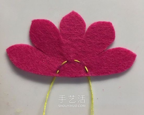 Beautiful and eye-catching! How to make flower head flowers by hand using non-woven fabrics