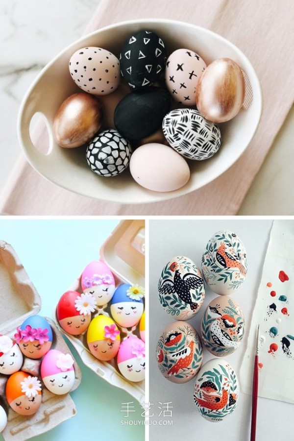 45 Creative Designs to Transform Regular Eggs into Easter Eggs