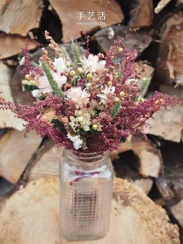 Four ways to make dried flowers, DIY beautiful gift ornaments by hand