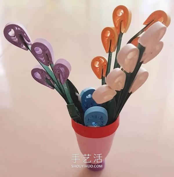 Paper quilling tutorial: Super beautiful tables, chairs, fruit baskets and vases