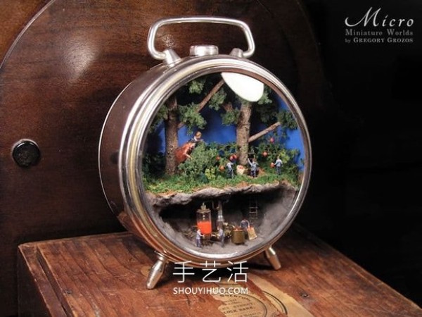 Antique pocket watch transforms into a miniature world! Nostalgic Objects DIY Mini Fantasy Fairy Tale