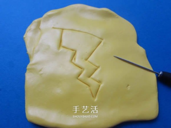 Illustrated tutorial on how to make ultra-light clay Pikachu