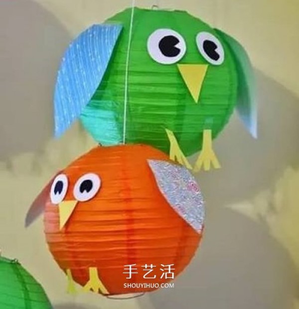 Simple animal lantern making method, childrens handmade small animal lantern