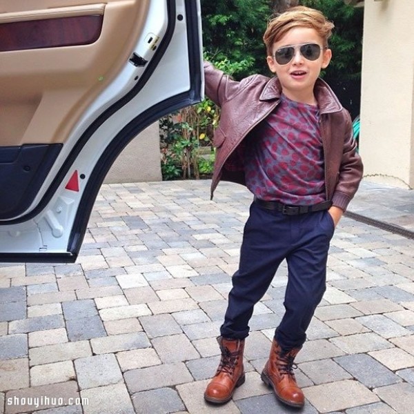 Alson Mateo, the worlds youngest fashionable man, only five years old