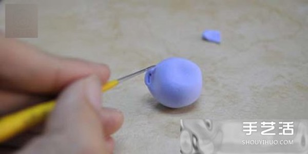 Ultra-light clay Smurf making illustrated handmade Smurf clay tutorial