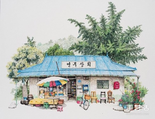 Human touch is not for sale! Twenty-year-old Ganzai shop paintings by Korean artists