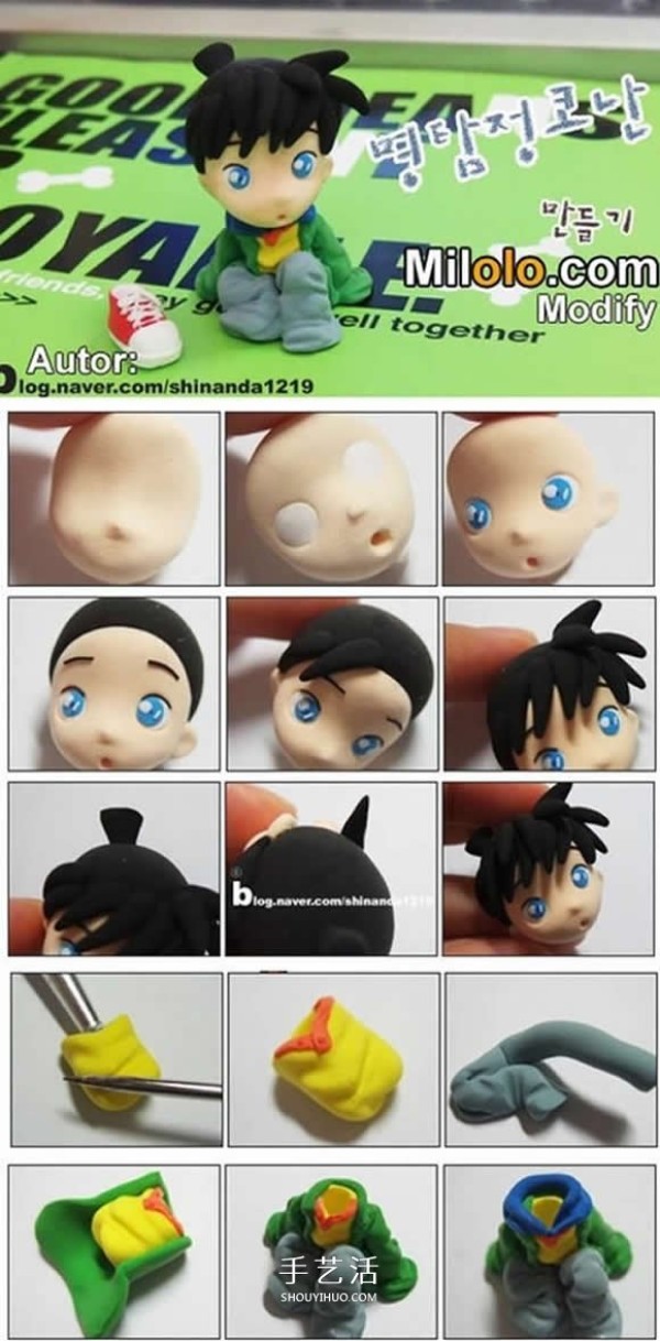 How to make clay figures? 9 types of cute ultra-light clay doll DIY illustrations