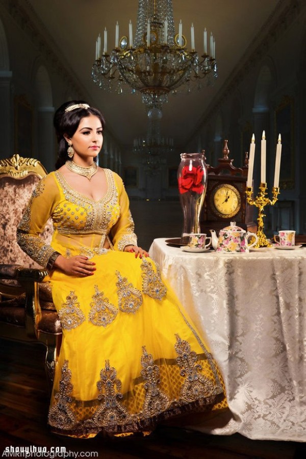 9 representative Indian-style Disney princess wedding photography