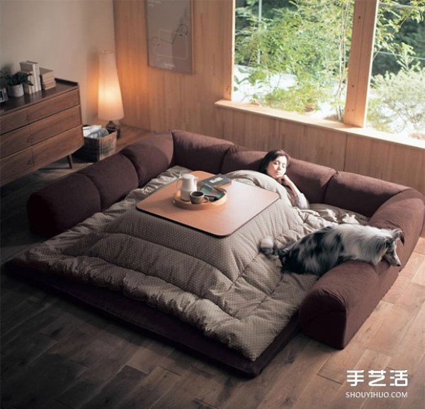 When the weather gets cold, everyone will need such a comfortable kotatsu