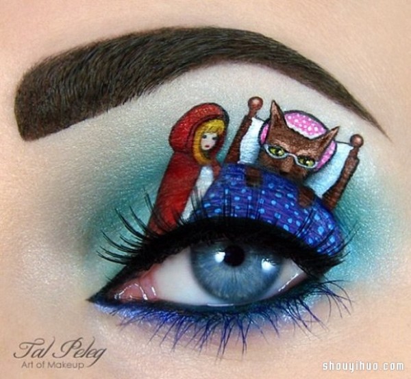 The magical art on the eyes. Do you dare to try such exaggerated eye makeup? 