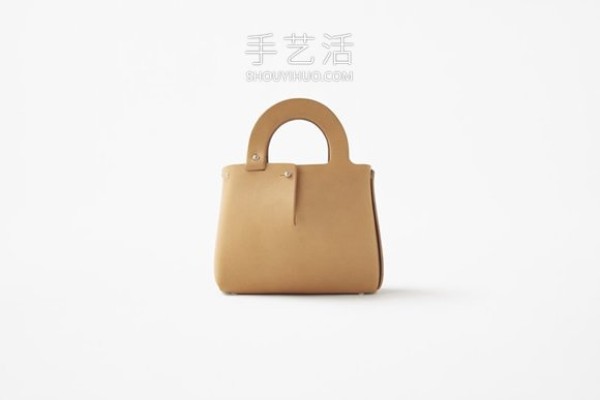 DIY flat to three-dimensional bag style! Fold leather into a handbag mai