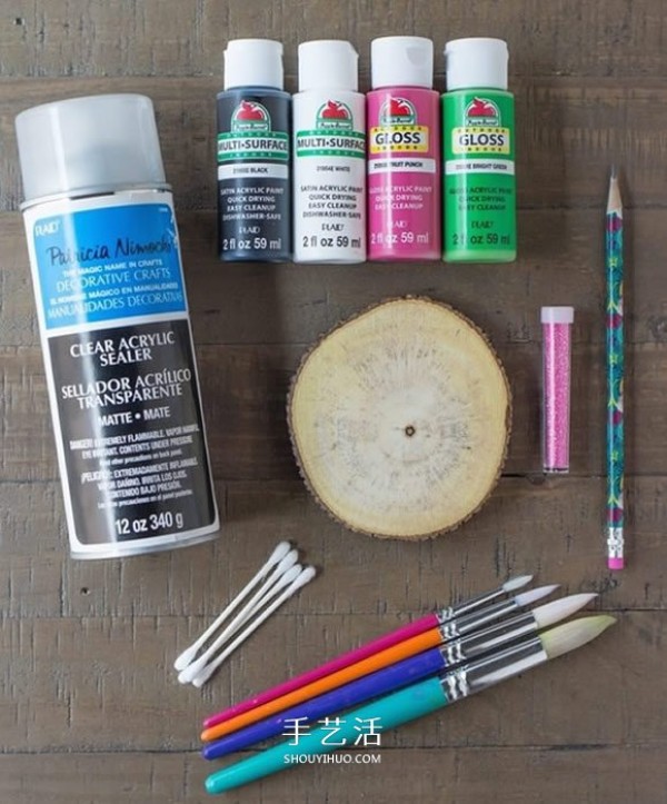 Add color to your dining table! How to make homemade summer watermelon coasters