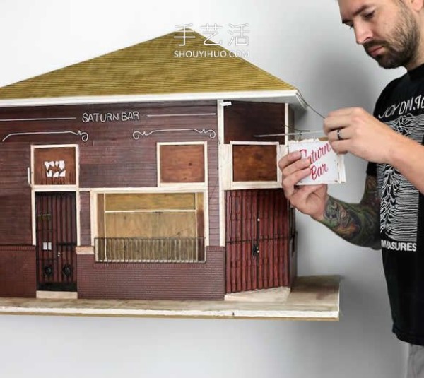 Every detail is carefully restored! Architectural model of the most dilapidated neighborhoods in Philadelphia