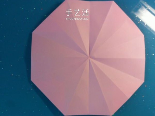 How to fold a 3D origami diamond into an oversized gift for your girlfriend