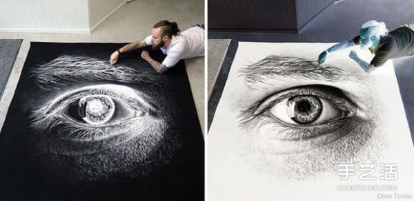 Realistic salt painting pictures, extraordinary paintings painted by spreading salt