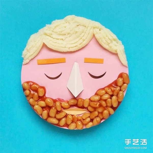 Do what you are good at, DIY creative portraits of food and cardboard