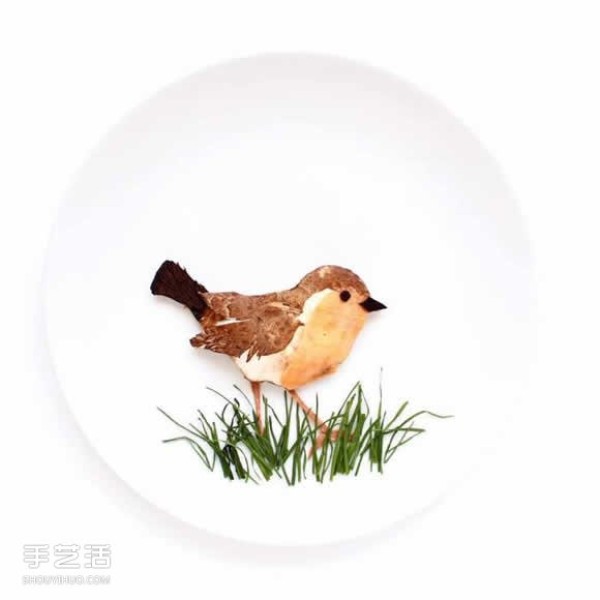 Art on the Plate uses vegetable and fruit kitchen waste to create a culinary canvas