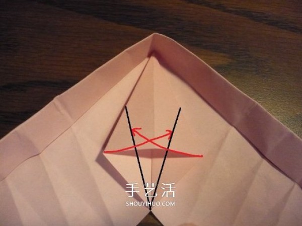 Heart-shaped gift box origami method and how to fold a covered and covered love box with illustrations