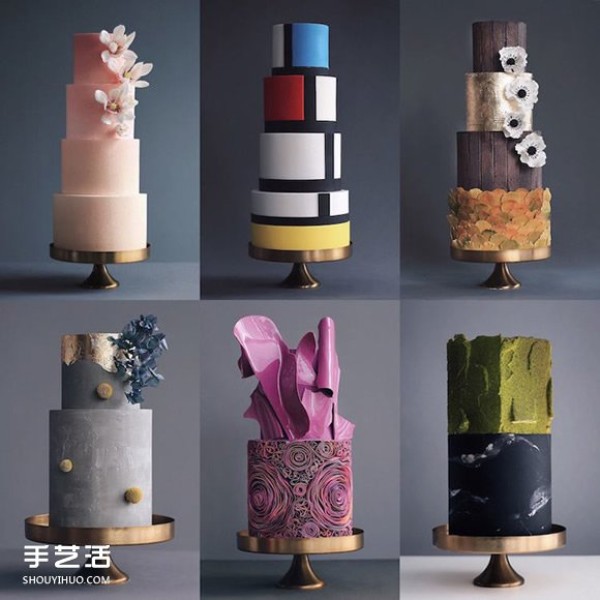 Yummy and beautiful: a shaped cake that blends architecture and art