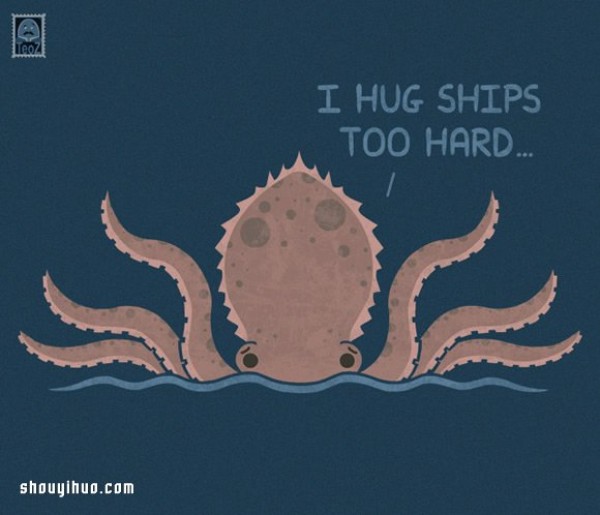 9 cute illustrations let you understand the helpless thoughts of monsters