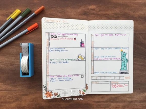 Handbook tutorial: DIY an exclusive diary for yourself in the new year