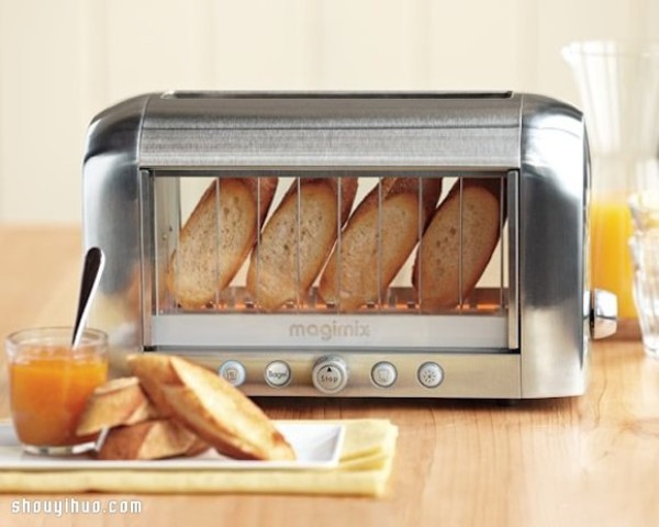 Vision Toaster A beautiful and practical transparent toaster