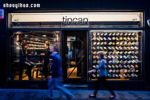 Tin Can, a London restaurant that does not serve food, only sells cans! 