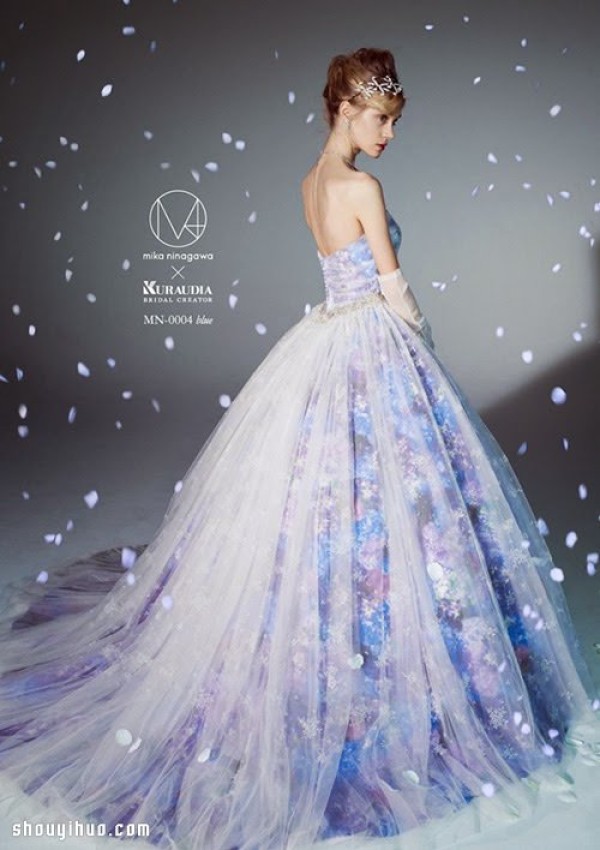 Ninagawa Mikas 2015 summer gorgeous wedding dress design work