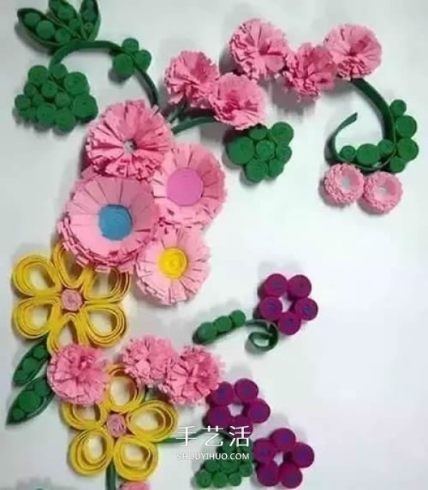 The pictures of exquisite paper-quilling art works make people want to do it themselves