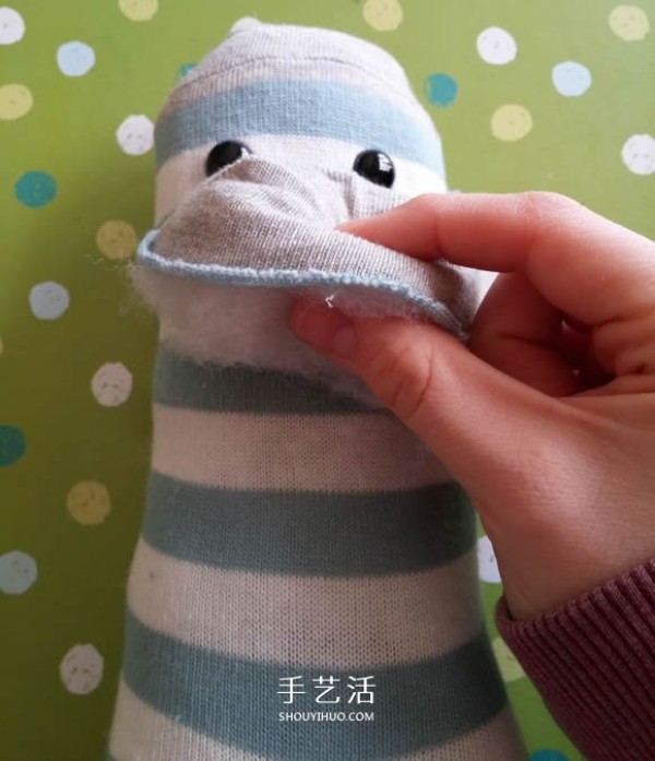 Simple homemade rag doll! Illustration of how to make sock monkey