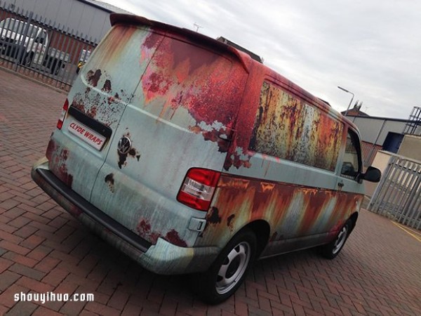 Super strong anti-theft camouflage technology, rust-coated stickers for the entire car! 