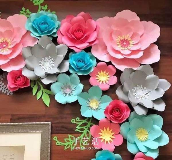 How to make handmade paper flowers with many beautiful paper flowers with complete illustrations