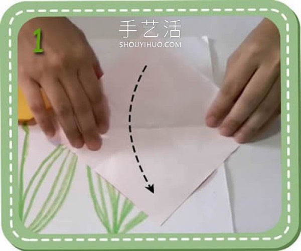 Easy to learn! Video tutorial for childrens handmade origami tulips