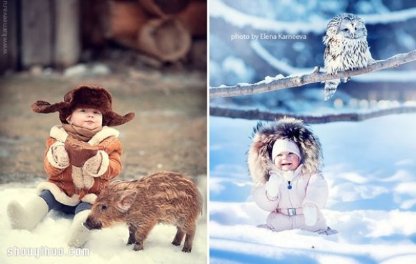 Double melting of hearts! Appreciation of photography works of children and animals