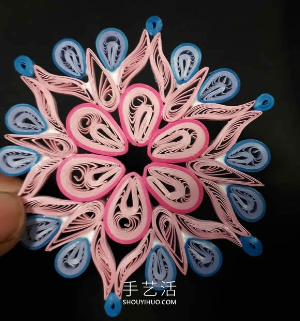 Symbolizes good luck and good luck! Tutorial on making paper mandala flowers