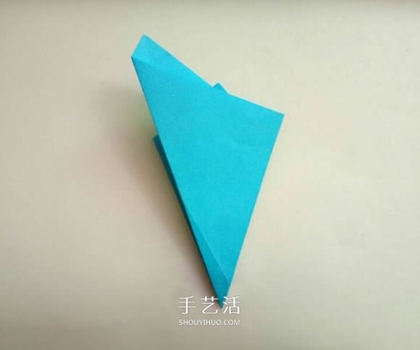 Five-cornered star origami illustration, how to fold an inner and outer double five-pointed star