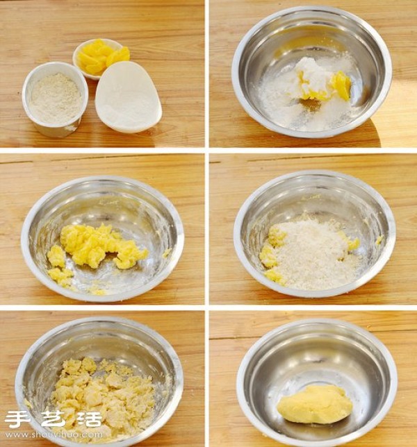 Tutorial on how to make homemade colorful pineapple skin puffs and pineapple skin puffs