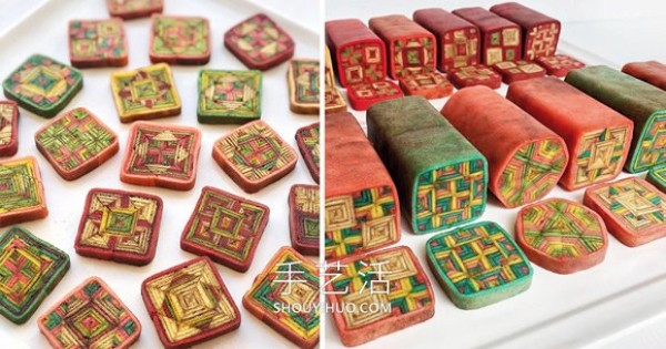 Malaysian traditional handmade mille-feuille pastry! Like a beautiful kaleidoscope