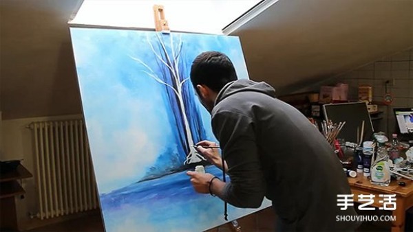 The art of not giving up day and night! Criscos luminous dream creative paintings