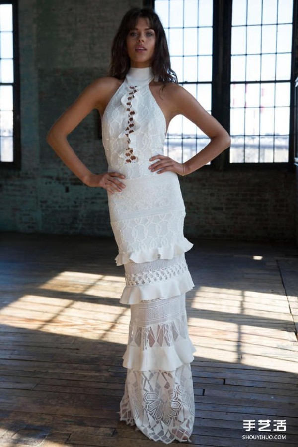 Niche wedding dress brand Grace Loves Lace white lace dress