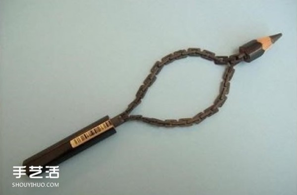 Super difficult pencil lead carving pictures, master-level pencil lead handmade products