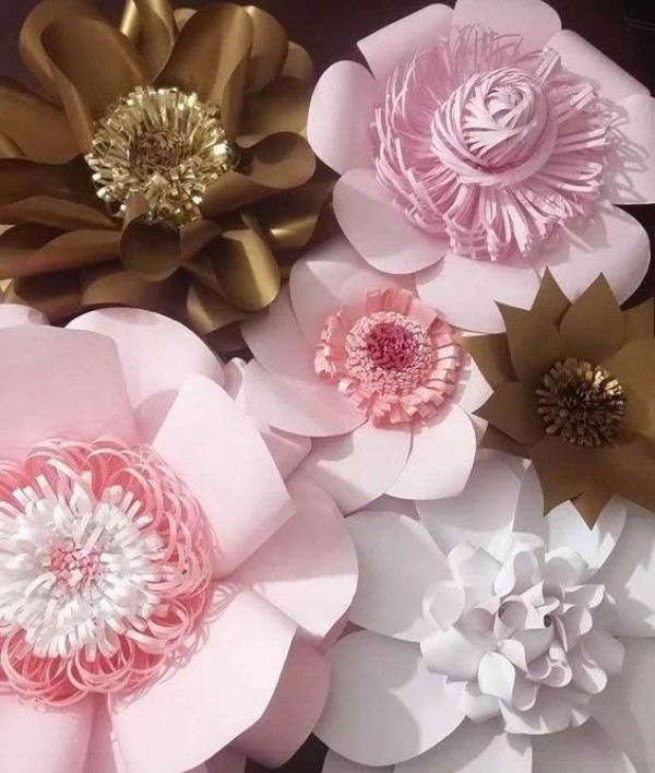 How to make handmade paper flowers with many beautiful paper flowers with complete illustrations